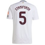 Aston Villa aston villa adidas away shirt 2024-25 with staniforth 5 cup printing Kits - Official Football Shirts & Training Gear