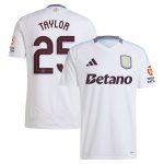 Aston Villa aston villa adidas away shirt 2024-25 with taylor 25 cup printing Kits - Official Football Shirts & Training Gear