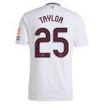Aston Villa aston villa adidas away shirt 2024-25 with taylor 25 cup printing Kits - Official Football Shirts & Training Gear