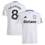 Aston Villa aston villa adidas away shirt 2024-25 with tielemans 8 printing Kits - Official Football Shirts & Training Gear