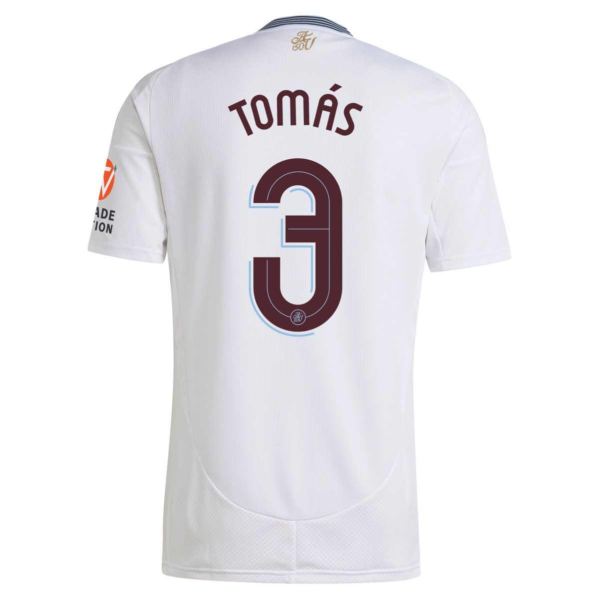 Aston Villa aston villa adidas away shirt 2024-25 with tomás 3 cup printing Kits - Official Football Shirts & Training Gear