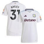 Aston Villa aston villa adidas away shirt 2024-25 – womens with bailey 31 printing Kits - Official Football Shirts & Training Gear