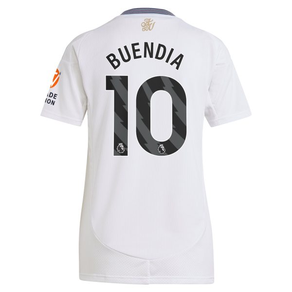 Aston Villa aston villa adidas away shirt 2024-25 – womens with buendia 10 printing Kits - Official Football Shirts & Training Gear