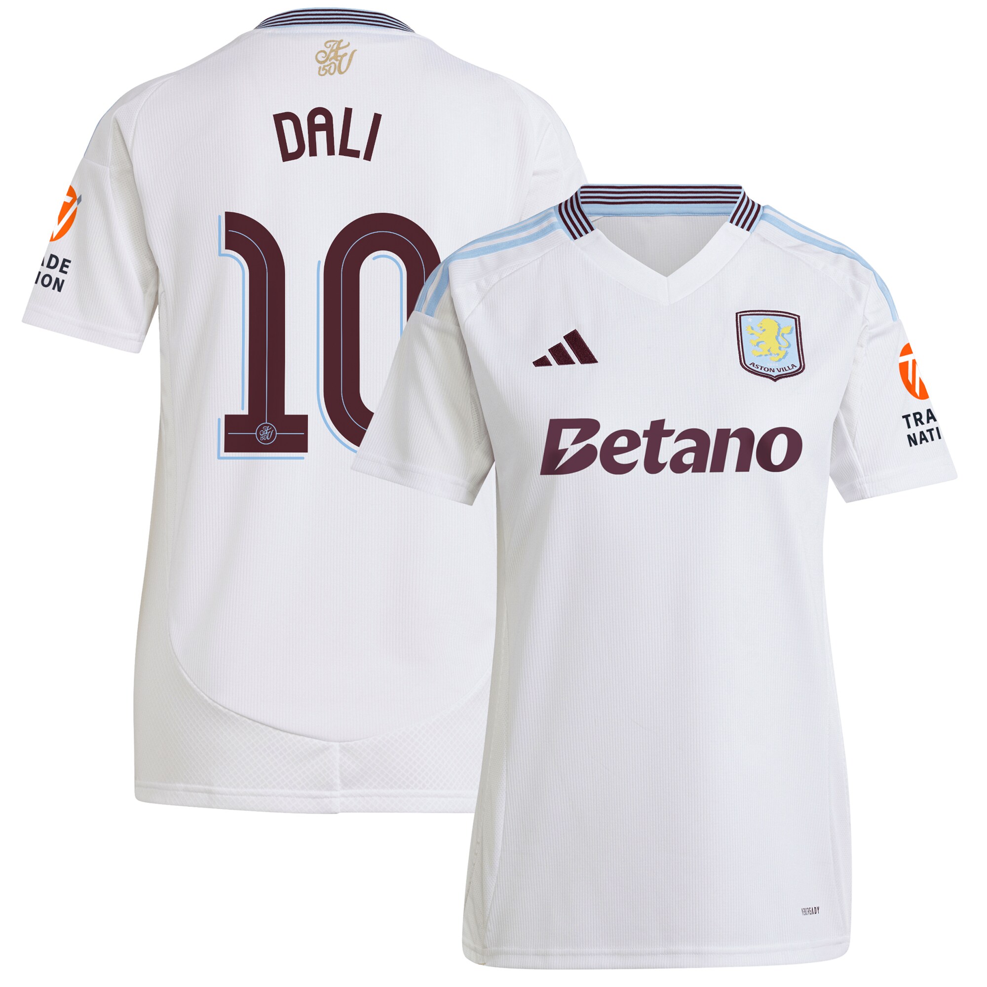 Aston Villa aston villa adidas away shirt 2024-25 – womens with dali 10 cup printing Kits - Official Football Shirts & Training Gear