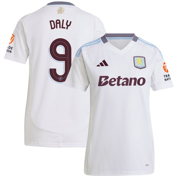 Aston Villa aston villa adidas away shirt 2024-25 – womens with daly 9 cup printing Kits - Official Football Shirts & Training Gear