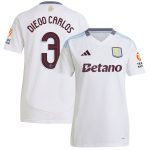 Aston Villa aston villa adidas away shirt 2024-25 – womens with diego carlos 3 cup printing Kits - Official Football Shirts & Training Gear