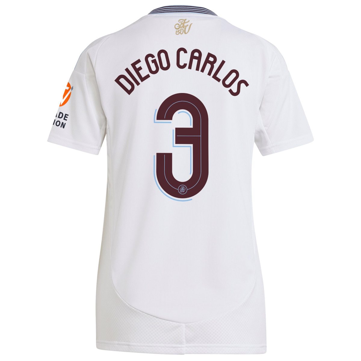 Aston Villa aston villa adidas away shirt 2024-25 – womens with diego carlos 3 cup printing Kits - Official Football Shirts & Training Gear