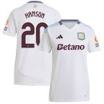 Aston Villa aston villa adidas away shirt 2024-25 – womens with hanson 20 cup printing Kits - Official Football Shirts & Training Gear