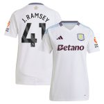 Aston Villa aston villa adidas away shirt 2024-25 – womens with j. ramsey 41 printing Kits - Official Football Shirts & Training Gear