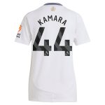 Aston Villa aston villa adidas away shirt 2024-25 – womens with kamara 44 printing Kits - Official Football Shirts & Training Gear