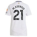 Aston Villa aston villa adidas away shirt 2024-25 – womens with m.asensio 21 printing Kits - Official Football Shirts & Training Gear