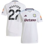 Aston Villa aston villa adidas away shirt 2024-25 – womens with maatsen 22 printing Kits - Official Football Shirts & Training Gear