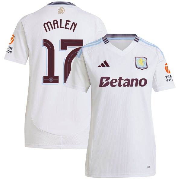 Aston Villa aston villa adidas away shirt 2024-25 – womens with malen 17 cup printing Kits - Official Football Shirts & Training Gear