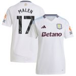 Aston Villa aston villa adidas away shirt 2024-25 – womens with malen 17 printing Kits - Official Football Shirts & Training Gear