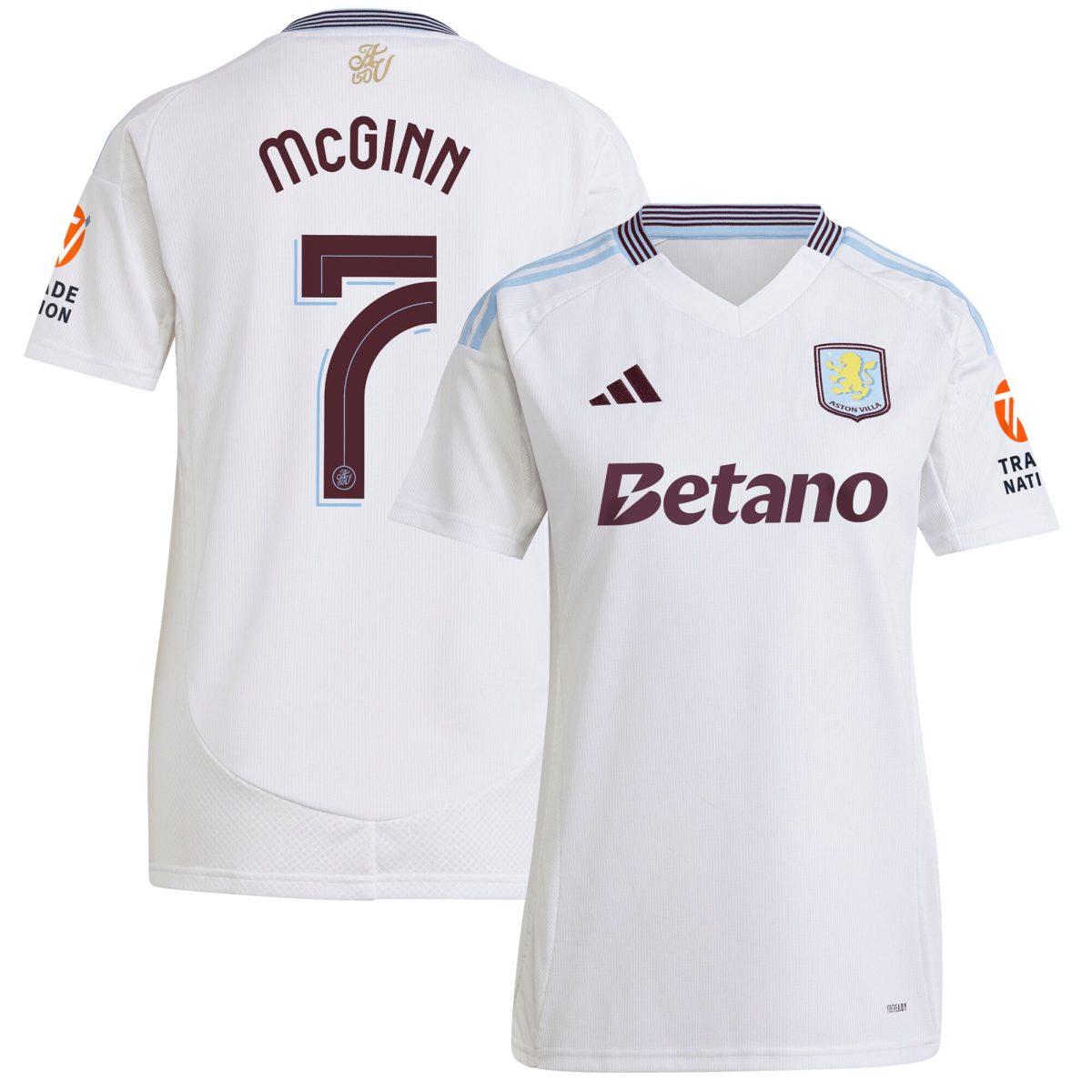Aston Villa aston villa adidas away shirt 2024-25 – womens with mcginn 7 cup printing Kits - Official Football Shirts & Training Gear