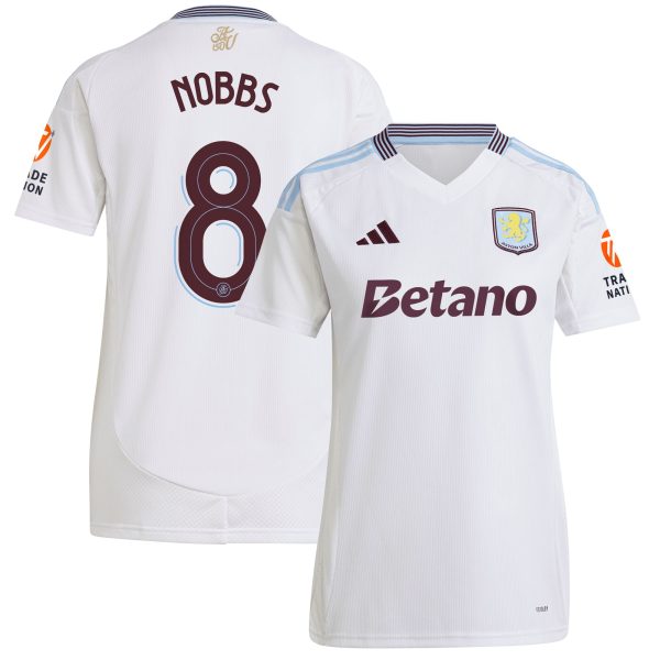 Aston Villa aston villa adidas away shirt 2024-25 – womens with nobbs 8 cup printing Kits - Official Football Shirts & Training Gear