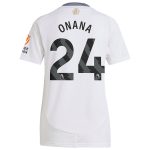 Aston Villa aston villa adidas away shirt 2024-25 – womens with onana 24 printing Kits - Official Football Shirts & Training Gear