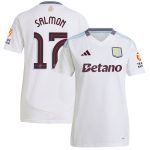 Aston Villa aston villa adidas away shirt 2024-25 – womens with salmon 17 cup printing Kits - Official Football Shirts & Training Gear