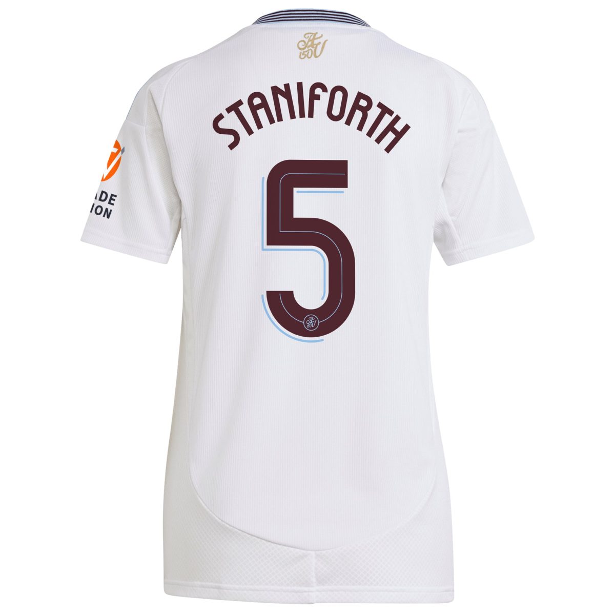 Aston Villa aston villa adidas away shirt 2024-25 – womens with staniforth 5 cup printing Kits - Official Football Shirts & Training Gear