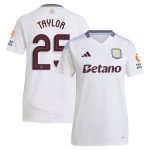 Aston Villa aston villa adidas away shirt 2024-25 – womens with taylor 25 cup printing Kits - Official Football Shirts & Training Gear