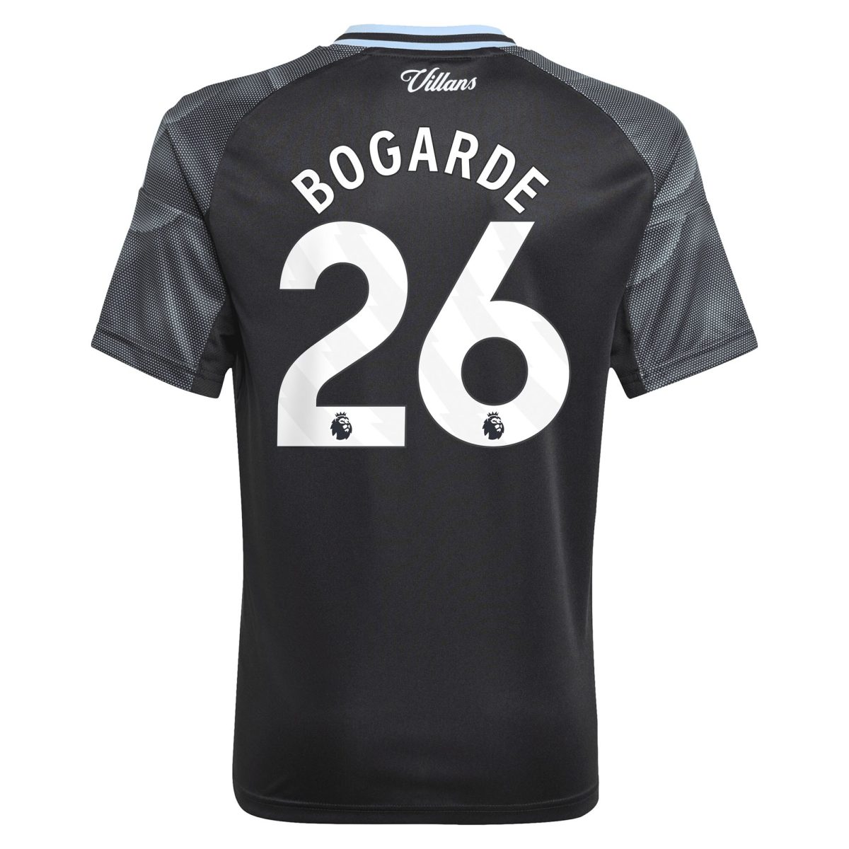Aston Villa aston villa adidas away shirt 2025-26 – kids with bogarde 26 printing Kits - Official Football Shirts & Training Gear