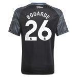 Aston Villa aston villa adidas away shirt 2025-26 – kids with bogarde 26 printing Kits - Official Football Shirts & Training Gear
