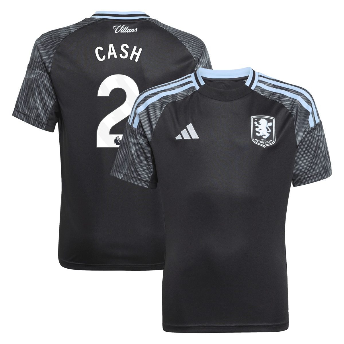 Aston Villa aston villa adidas away shirt 2025-26 – kids with cash 2 printing Kits - Official Football Shirts & Training Gear