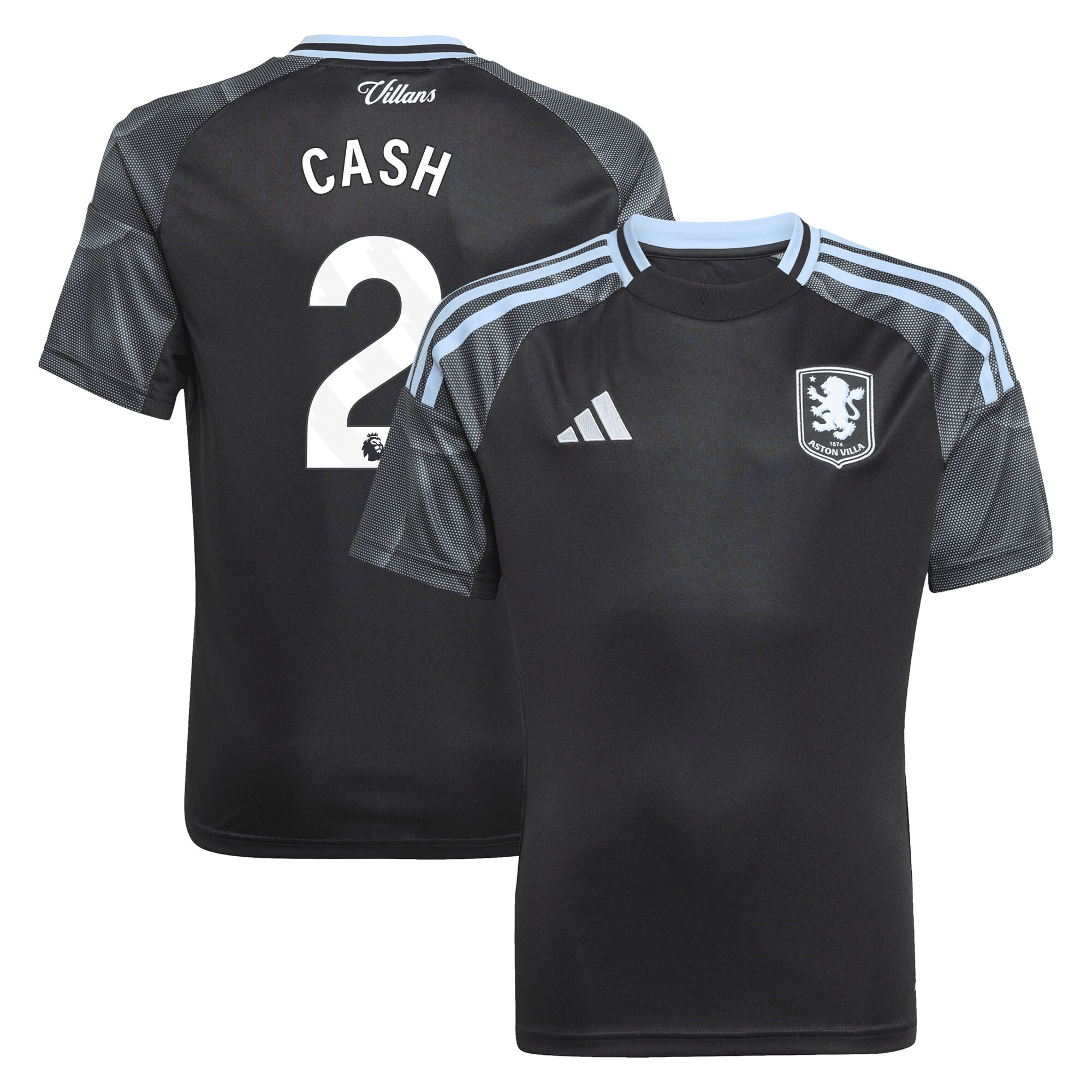Aston Villa aston villa adidas away shirt 2025-26 – kids with cash 2 printing Kits - Official Football Shirts & Training Gear