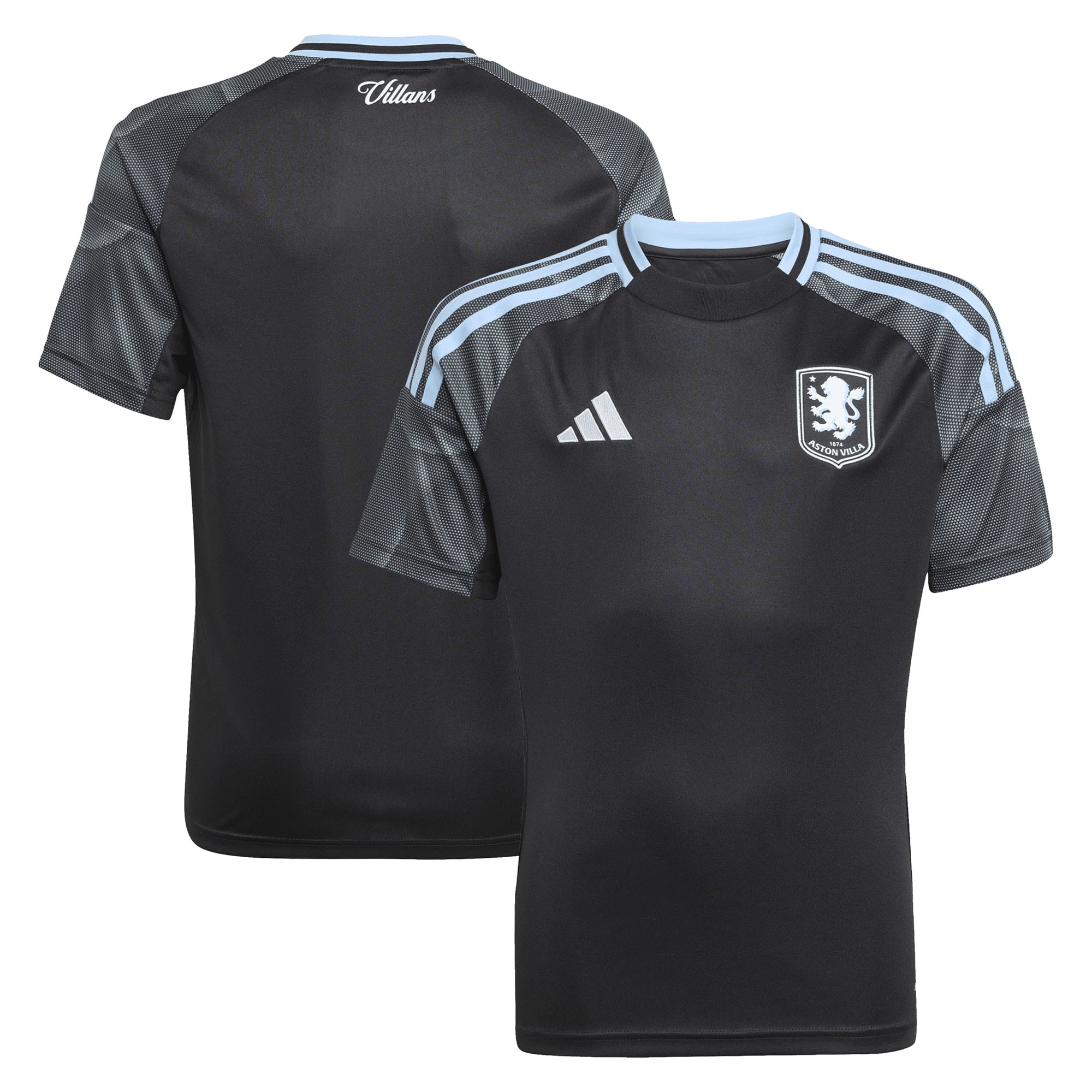 Aston Villa aston villa adidas away shirt 2025-26 – kids with custom printing Kits - Official Football Shirts & Training Gear
