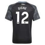 Aston Villa aston villa adidas away shirt 2025-26 – kids with digne 12 printing Kits - Official Football Shirts & Training Gear