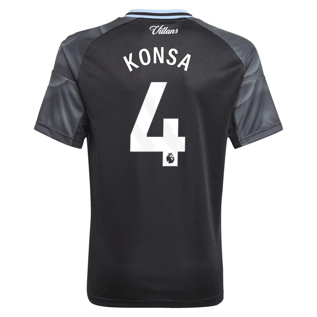 Aston Villa aston villa adidas away shirt 2025-26 – kids with konsa 4 printing Kits - Official Football Shirts & Training Gear