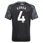 Aston Villa aston villa adidas away shirt 2025-26 – kids with konsa 4 printing Kits - Official Football Shirts & Training Gear