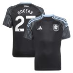Aston Villa aston villa adidas away shirt 2025-26 – kids with rogers 27 printing Kits - Official Football Shirts & Training Gear