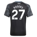 Aston Villa aston villa adidas away shirt 2025-26 – kids with rogers 27 printing Kits - Official Football Shirts & Training Gear