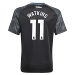 Aston Villa aston villa adidas away shirt 2025-26 – kids with watkins 11 printing Kits - Official Football Shirts & Training Gear