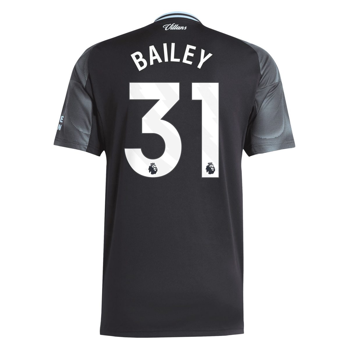 Aston Villa aston villa adidas away shirt 2025-26 with bailey 31 printing Kits - Official Football Shirts & Training Gear