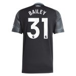 Aston Villa aston villa adidas away shirt 2025-26 with bailey 31 printing Kits - Official Football Shirts & Training Gear