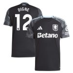 Aston Villa aston villa adidas away shirt 2025-26 with digne 12 printing Kits - Official Football Shirts & Training Gear