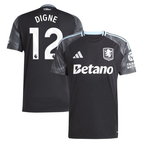 Aston Villa aston villa adidas away shirt 2025-26 with digne 12 printing Kits - Official Football Shirts & Training Gear