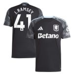 Aston Villa aston villa adidas away shirt 2025-26 with j. ramsey 41 printing Kits - Official Football Shirts & Training Gear