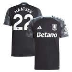 Aston Villa aston villa adidas away shirt 2025-26 with maatsen 22 printing Kits - Official Football Shirts & Training Gear