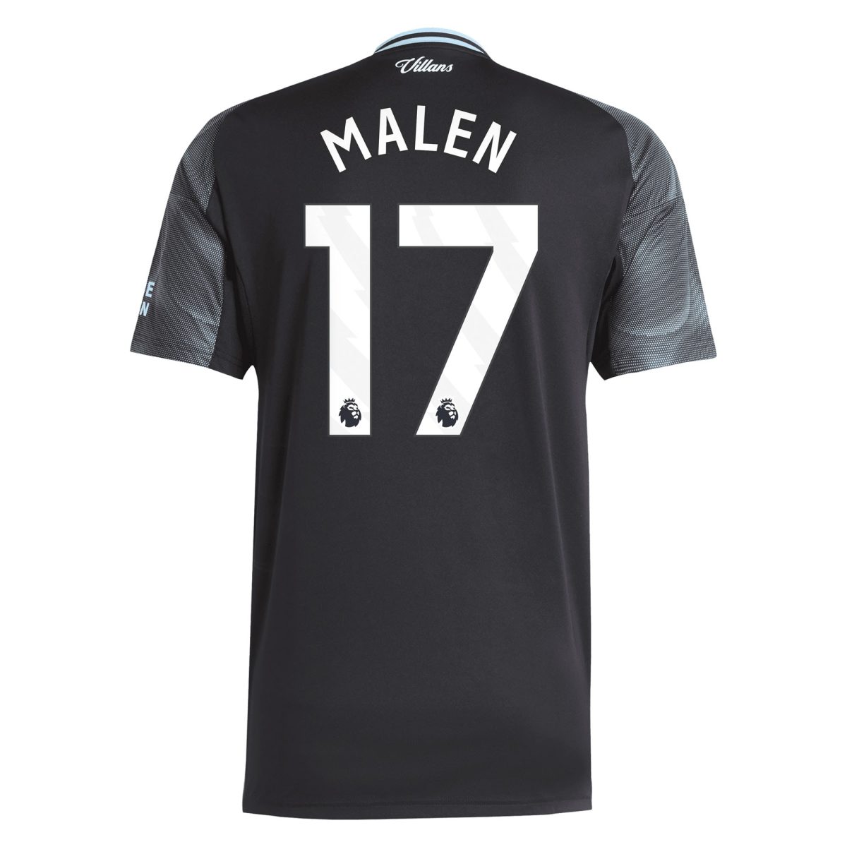 Aston Villa aston villa adidas away shirt 2025-26 with malen 17 printing Kits - Official Football Shirts & Training Gear