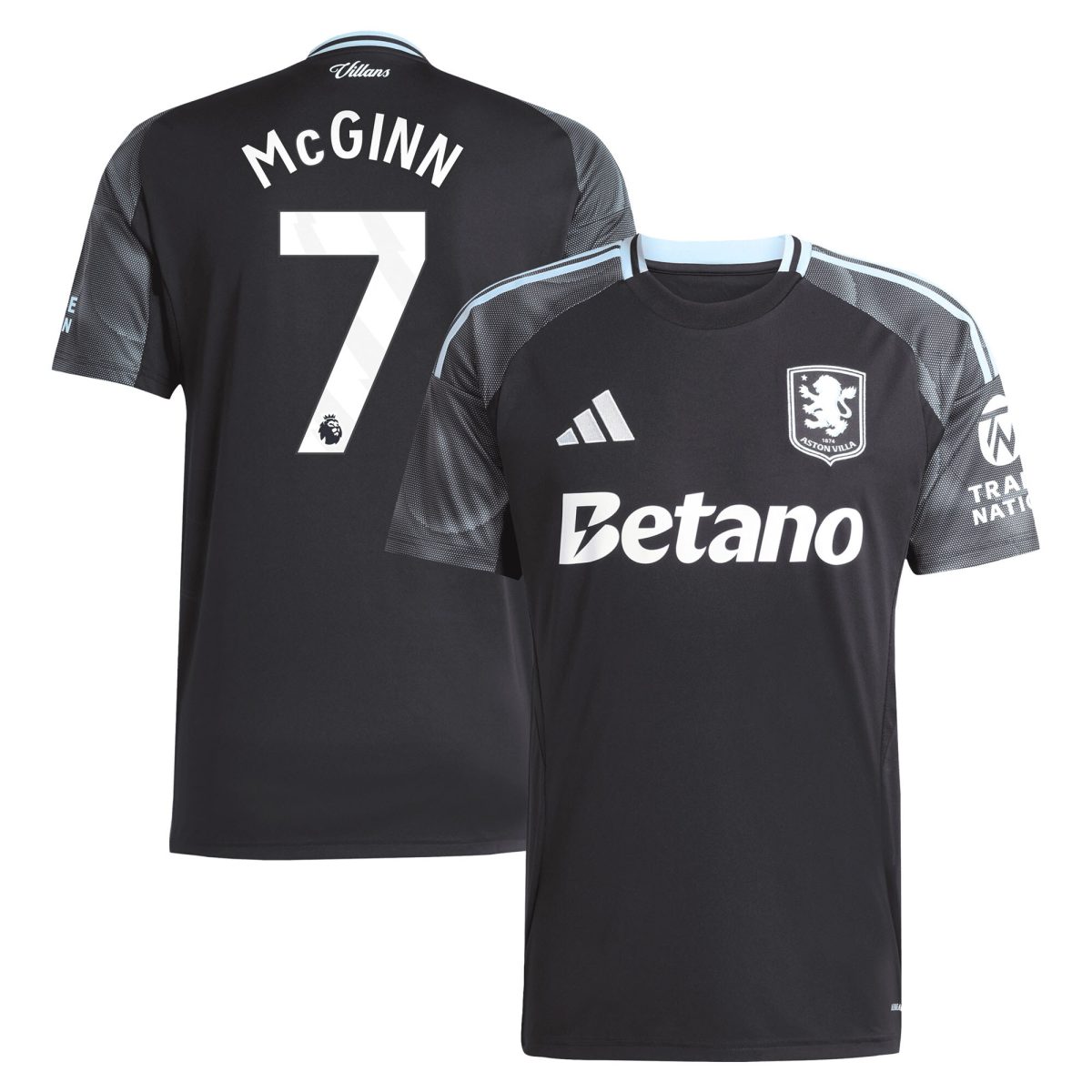 Aston Villa aston villa adidas away shirt 2025-26 with mcginn 7 printing Kits - Official Football Shirts & Training Gear