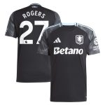 Aston Villa aston villa adidas away shirt 2025-26 with rogers 27 printing Kits - Official Football Shirts & Training Gear