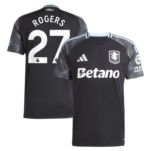 Aston Villa aston villa adidas away shirt 2025-26 with rogers 27 printing Kits - Official Football Shirts & Training Gear