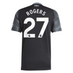 Aston Villa aston villa adidas away shirt 2025-26 with rogers 27 printing Kits - Official Football Shirts & Training Gear