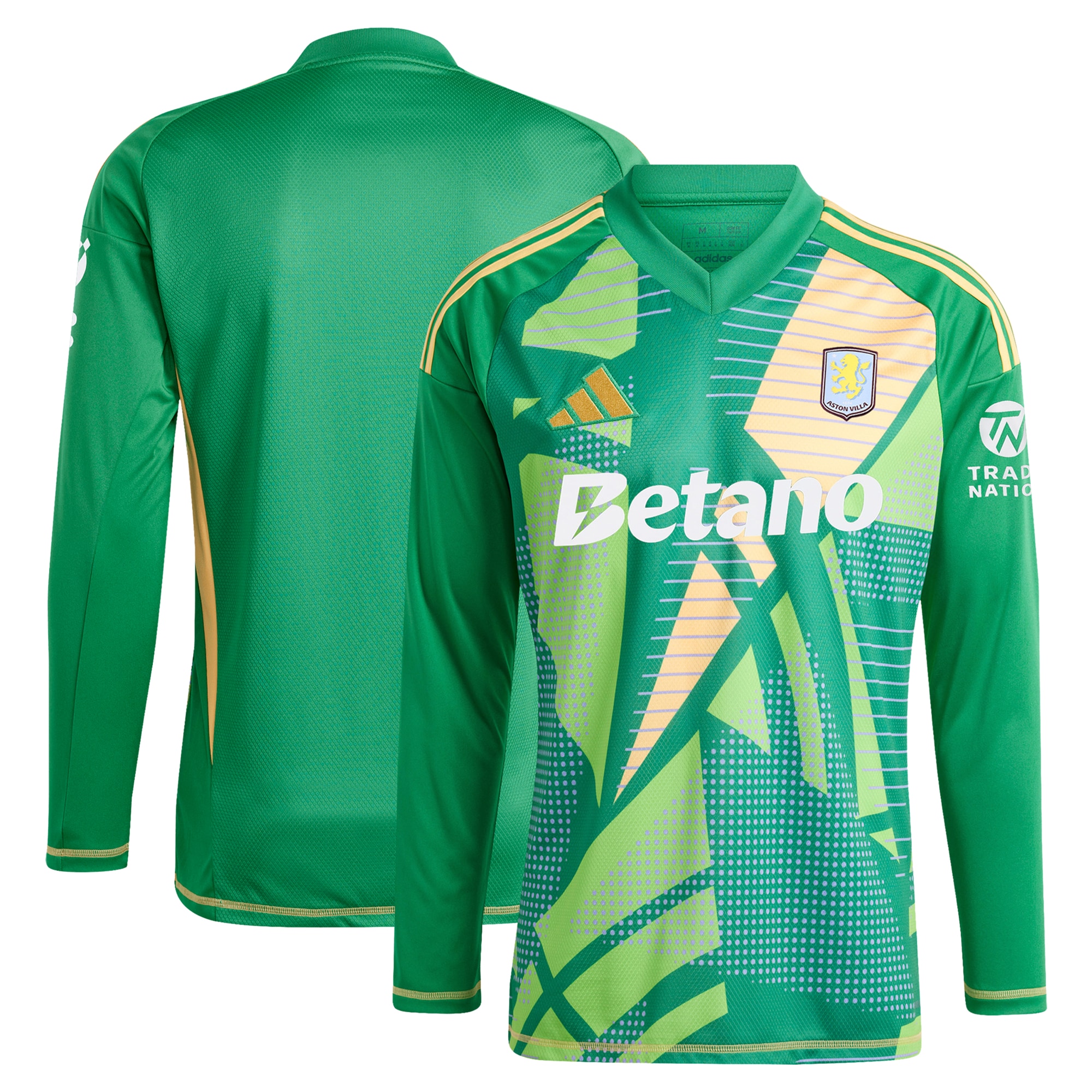 Aston Villa aston villa adidas goalkeeper shirt 2024-25 – long sleeve – 201964009 with custom printing Kits - Official Football Shirts & Training Gear