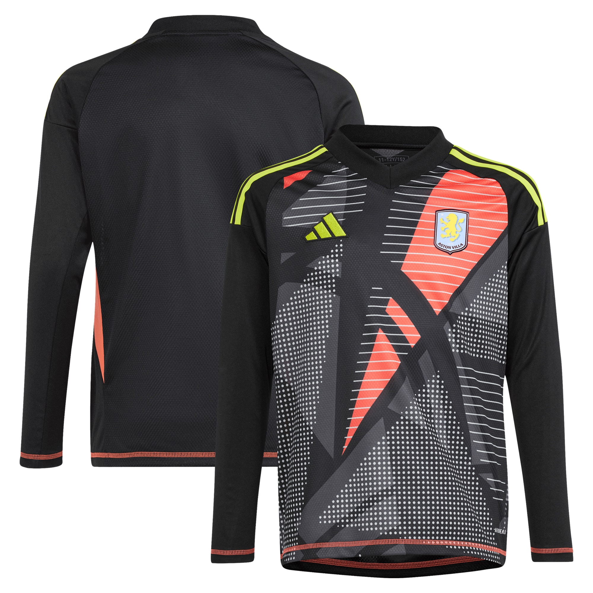 Aston Villa aston villa adidas goalkeeper shirt 2024-25 – long sleeve – kids – 201964003 with custom printing Kits - Official Football Shirts & Training Gear