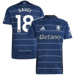 Aston Villa aston villa adidas goalkeeper shirt 2024-25 – long sleeve with gauci 18 printing – 202030972 Kits - Official Football Shirts & Training Gear