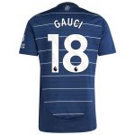 Aston Villa aston villa adidas goalkeeper shirt 2024-25 – long sleeve with gauci 18 printing – 202030972 Kits - Official Football Shirts & Training Gear